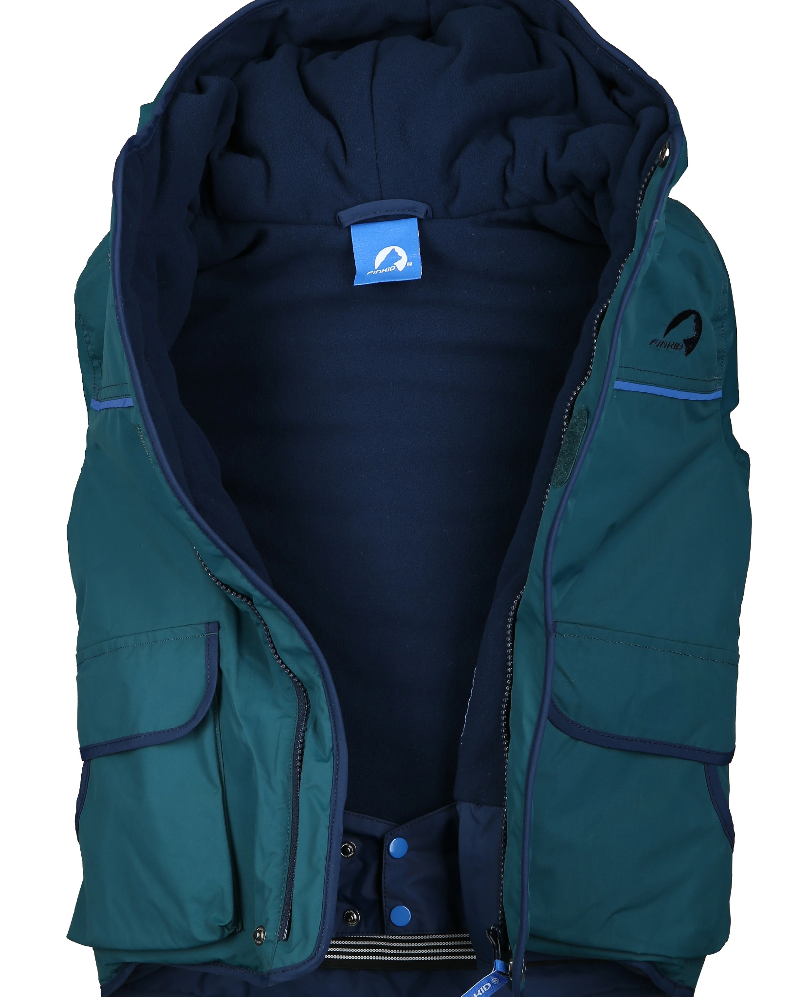 Winterparka TALVI SPORT mit Schneefang in deep teal/navy