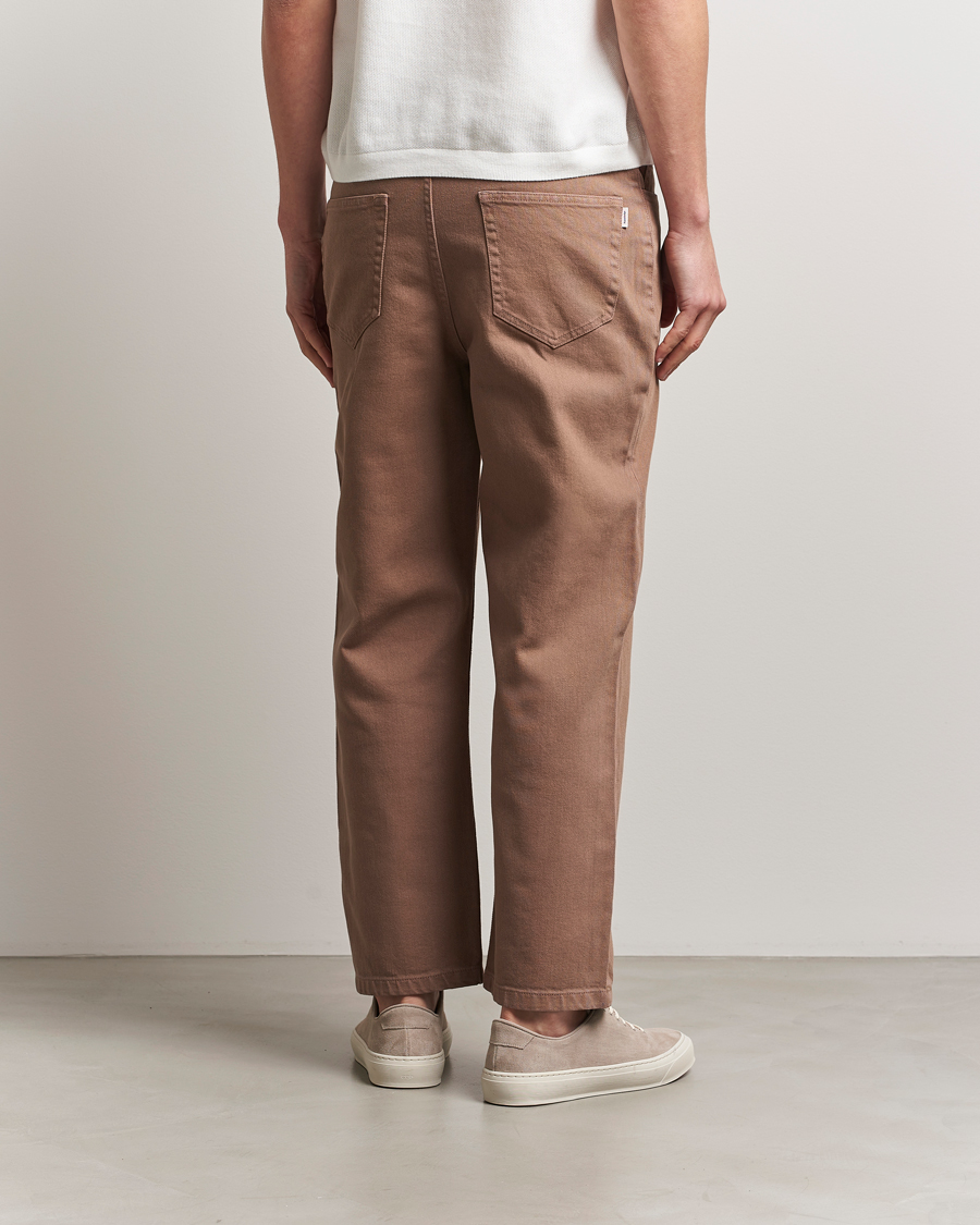 KnowledgeCotton Apparel Flint Five Pocket Twill Pants Tiramisou