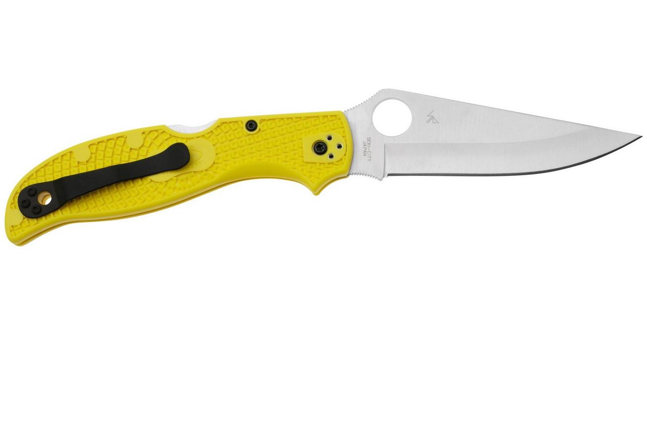 Spyderco Stretch 2 XL Salt H-2 C258PYL Yellow FRN, zakmes