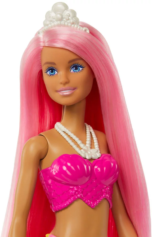 BARBIE-DREAMTOPIA-POUPEE BARBIE SIRENE, CHEVEUX ROSES
