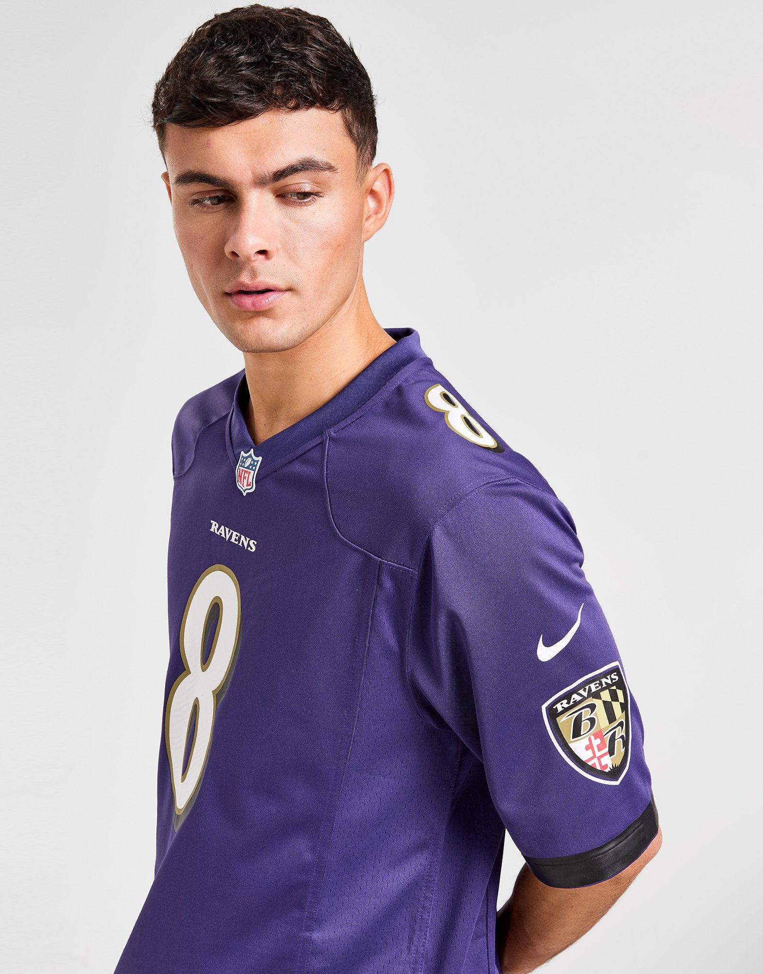 Nike Maillot NFL Baltimore Ravens Jackson #8 Homme
