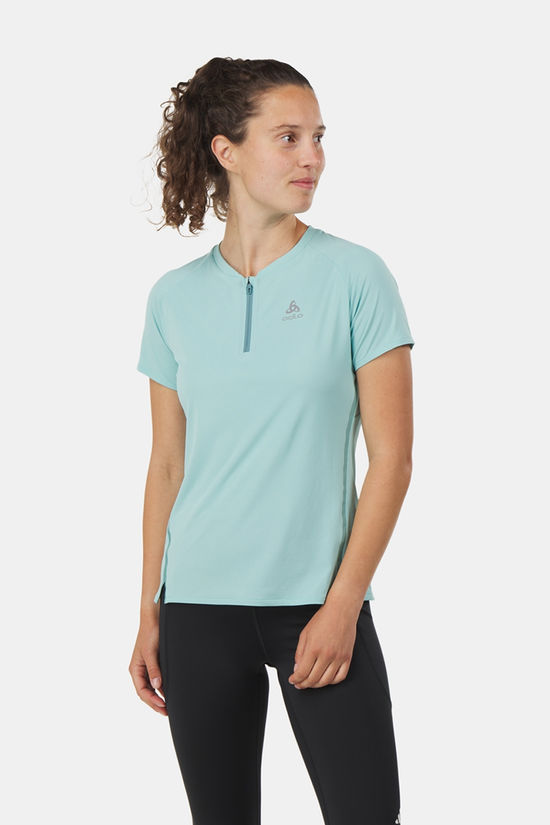Odlo Odlo T-Shirt S/S 1/2 Zip Axalp Trai