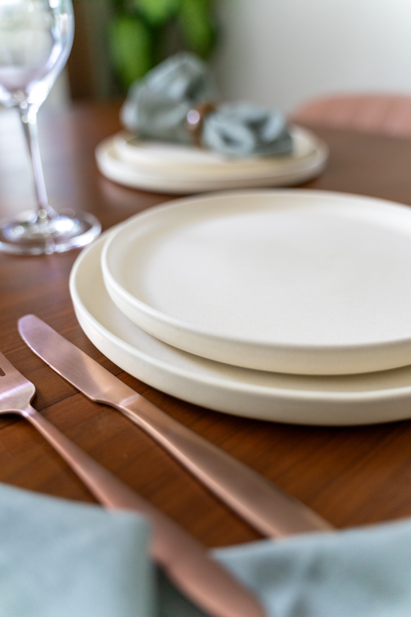 Dinerbord Dreamy Ivory - set van 2