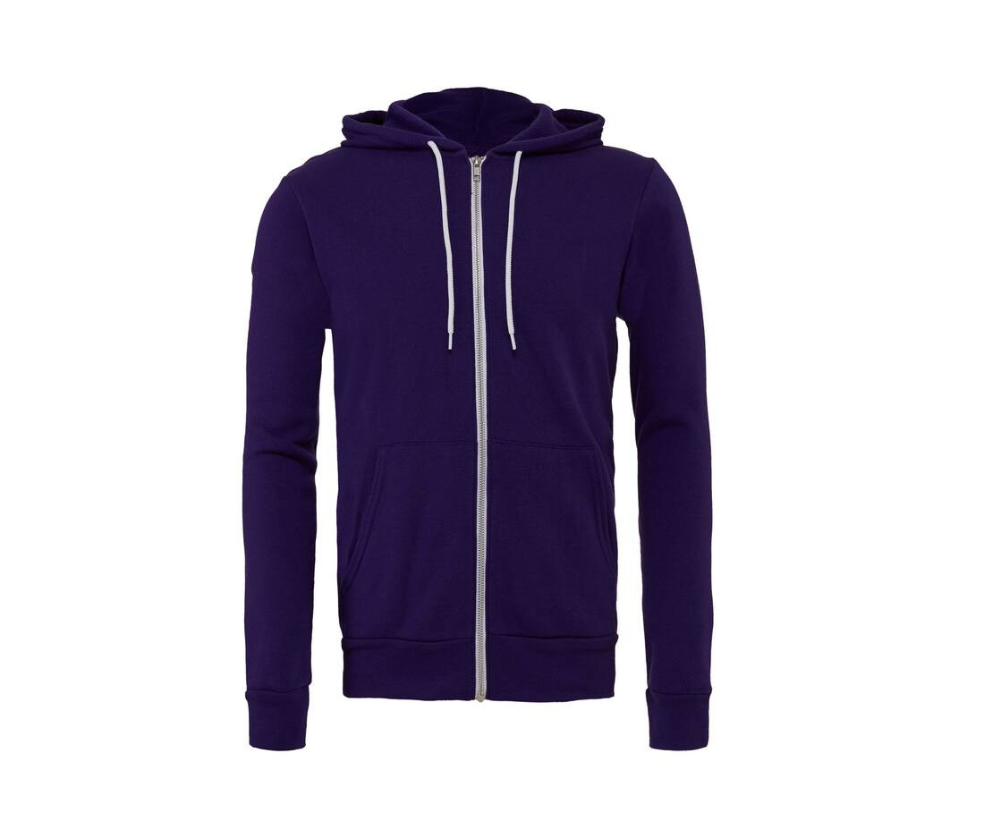 Bella Canvas BE3739 - Sweat capuche zippé unisexe
