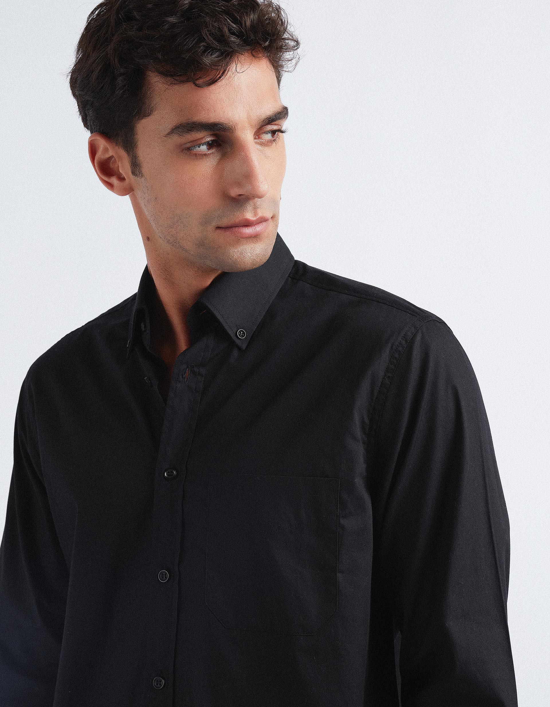 Camisa, Homem, Preto