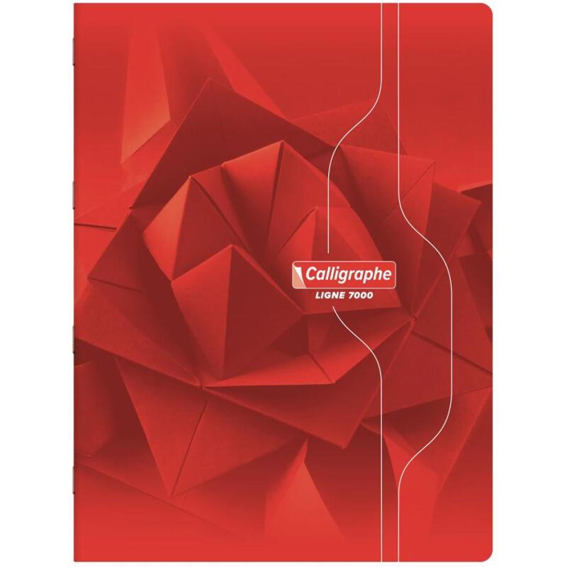 Cahier piqué 7000 24x32 cm 140 pages grands carreaux 70 g - Assortis