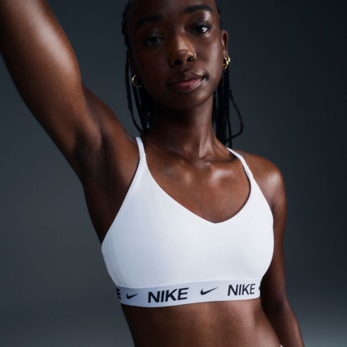 Nike Dame Indy Light Support Bra Hvid