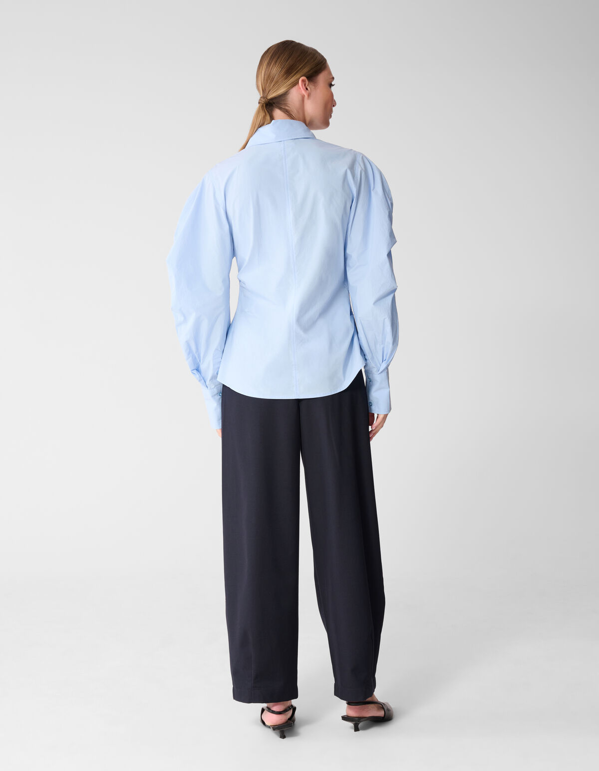 Balloon Blouse Lichtblauw By Lonneke