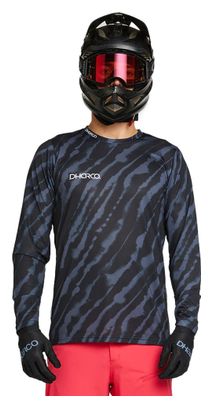 Maillot Manches Longues Dharco Race Jet Stream Gris/Noir