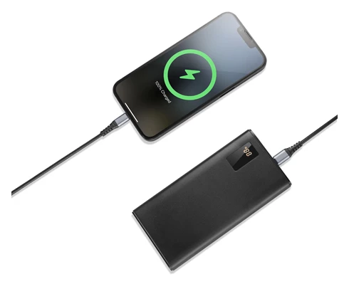 Andersson USB-C - Lightning Braided Black/Space Gray 1,5m