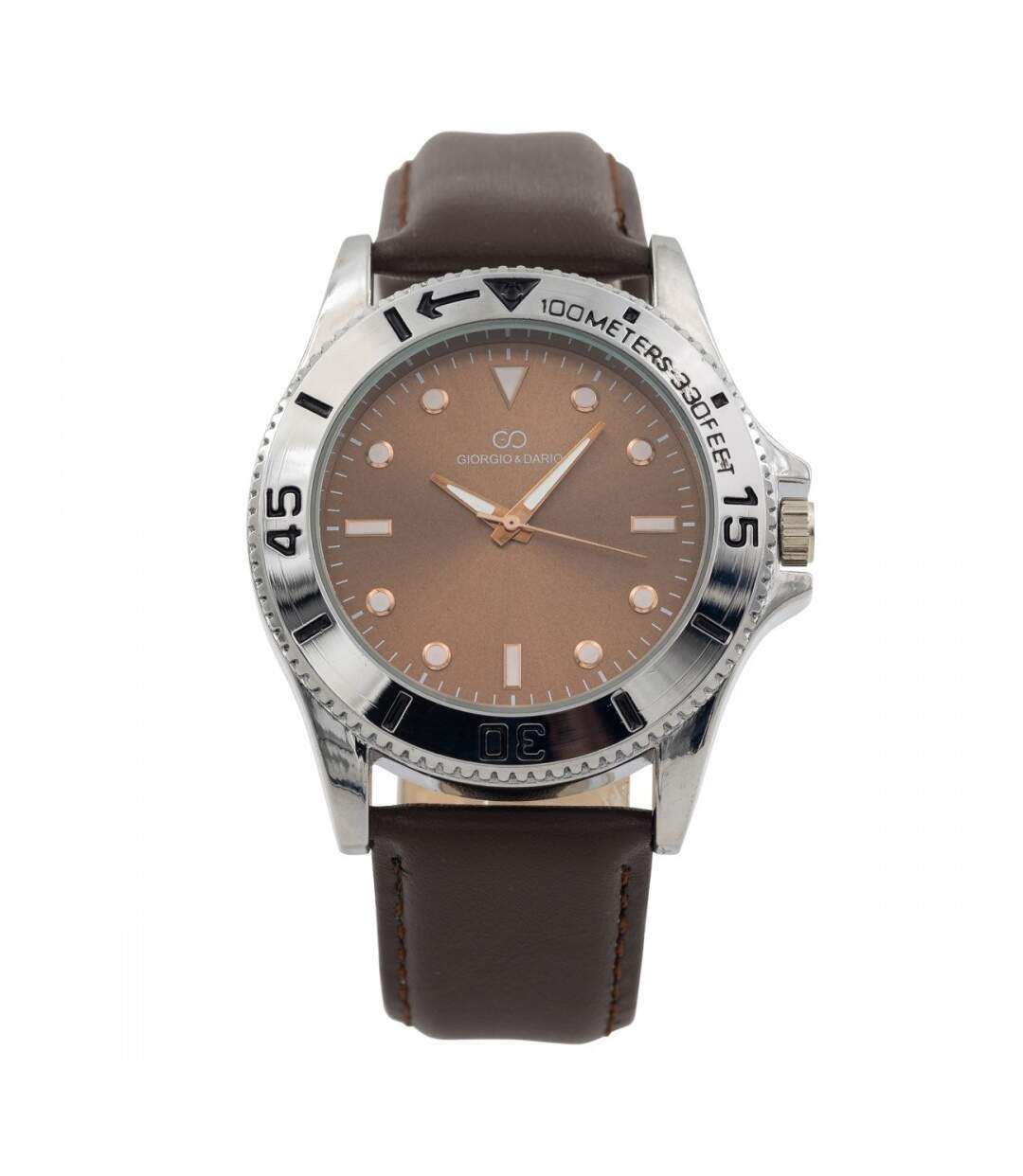 Jolie Montre d'Homme Chocolat GIORGIO