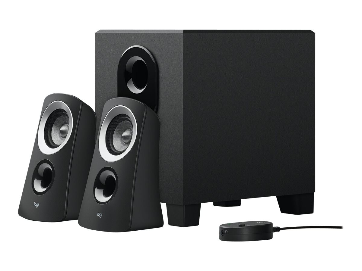 Logitech - Speaker System Z313 2.1 sort