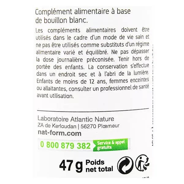 Nat & Form Original Bouillon Blanc 200 gélules