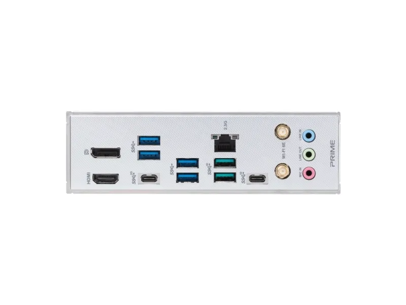 ASUS Prime Z790-A WIFI - Bundkort - ATX - LGA1700 sokkel - Z790 Chipset - USB-C 3.2 Gen 2x2, USB-C 3.2 Gen2, USB 3.2 Gen 1, USB 3.2 Gen 2 - 2.5 Gigabit LAN, Wi-Fi 6, Bluetooth - onboard grafik (CPU påkrævet) - HD Audio (8-kanaler)