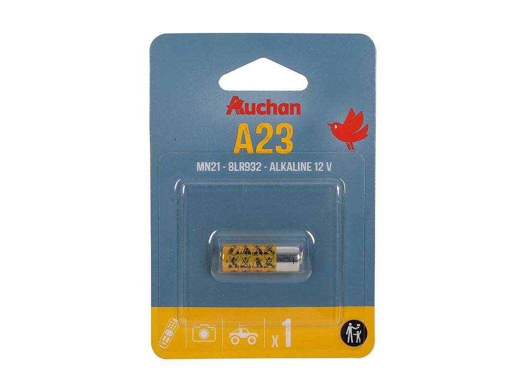 PILHA ALCALINA AUCHAN STANDARD A23