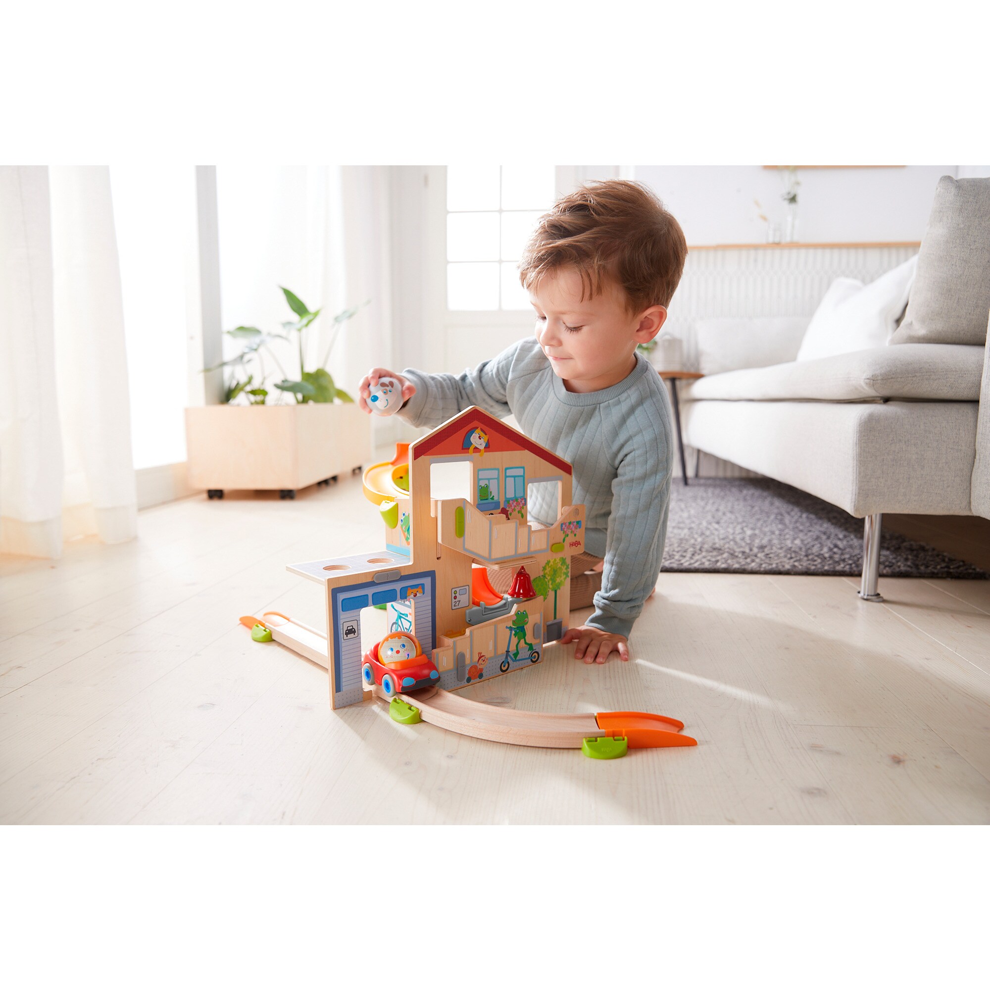 HABA Bahn Kullerbü - Spielbahn Kullerhausen