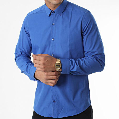 Chemise Manches Longues PCH-901 Bleu