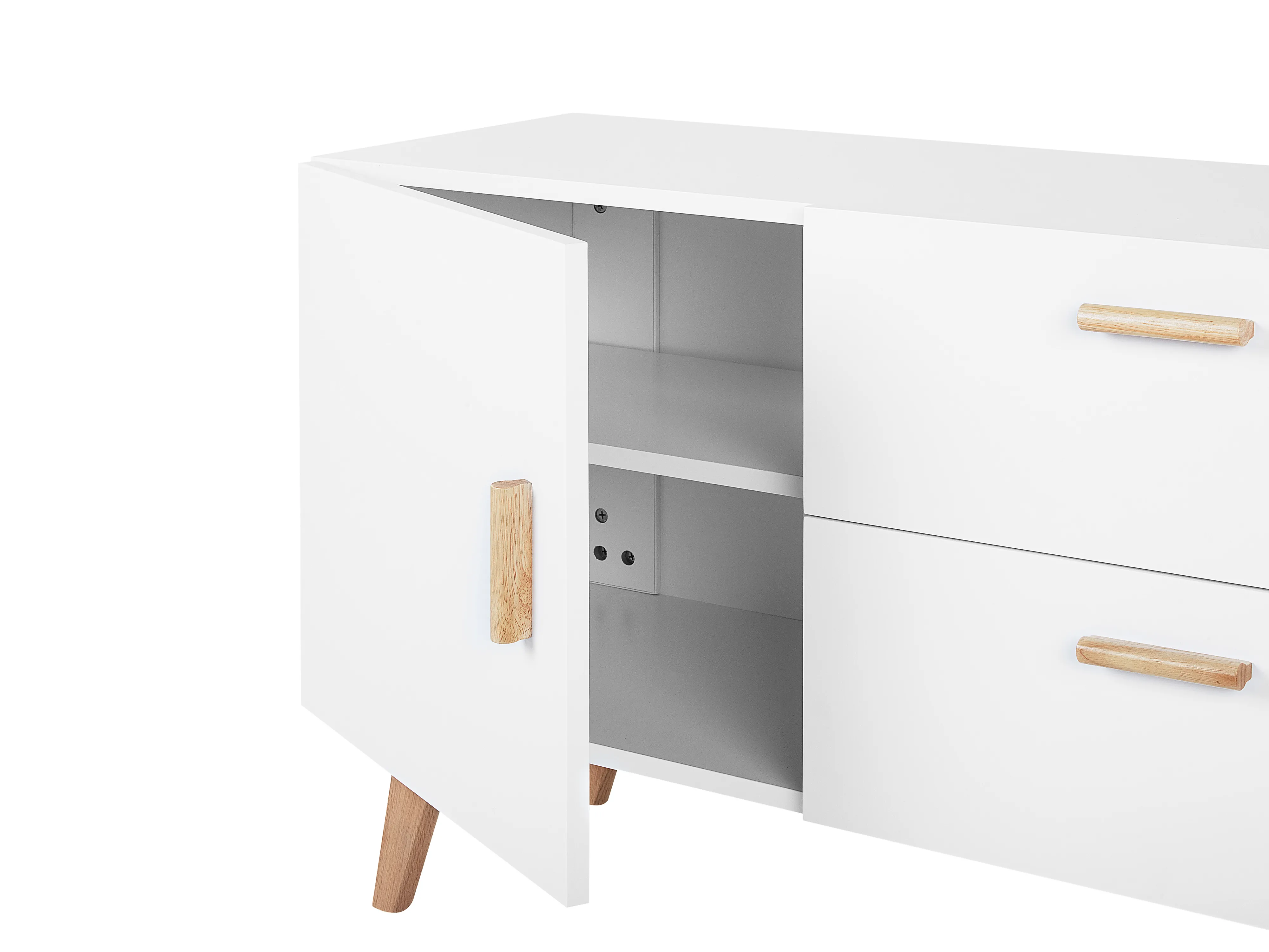 Dressoir met 2 deuren MEET Wit