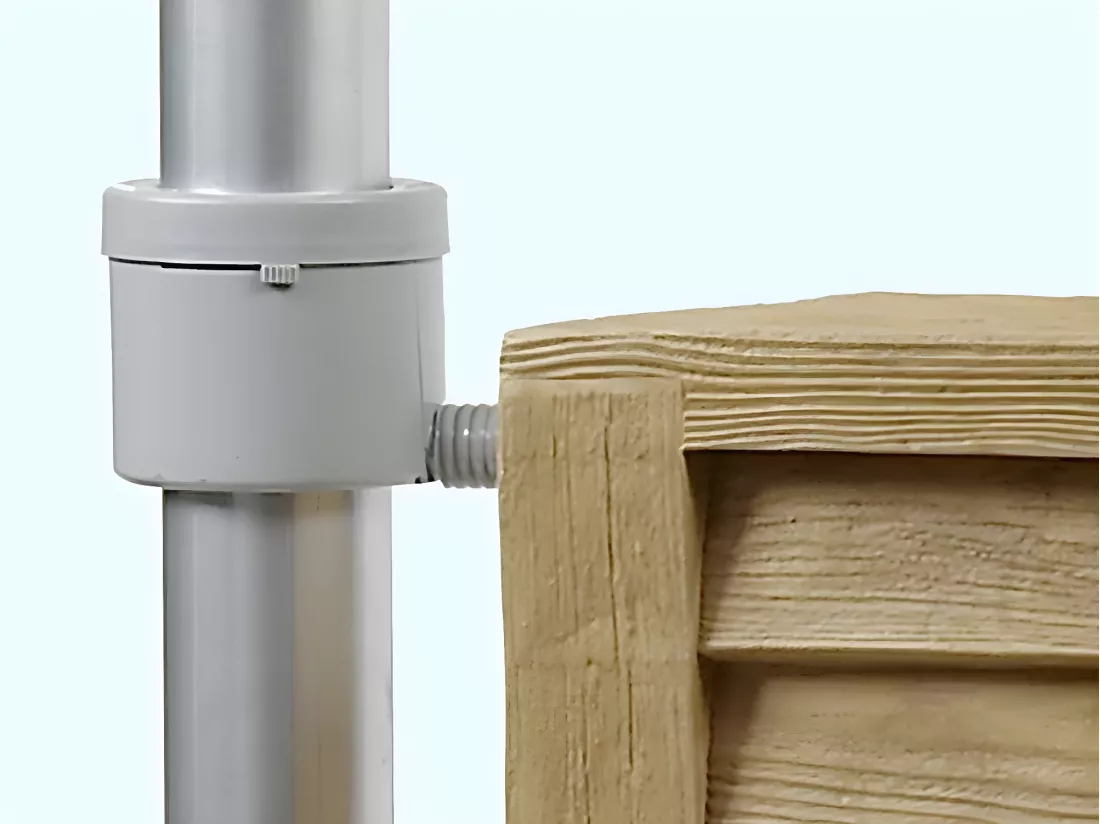 Récupérateur D'eau Aérien Apparence Bois Woody 350l