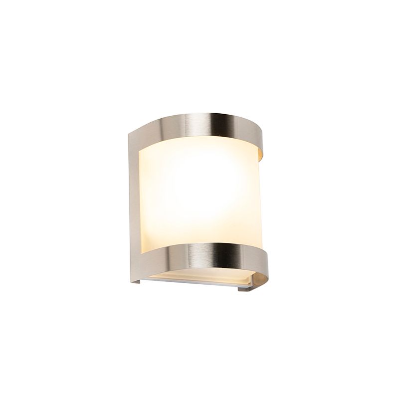 Moderne buitenwandlamp RVS IP44 - Mira