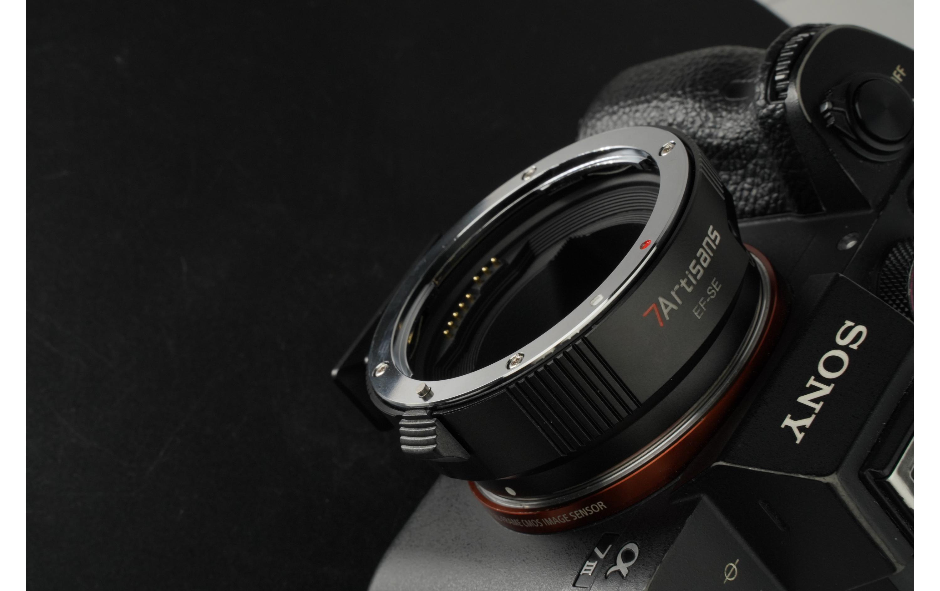 Objektiv-Adapter Canon EF – Sony EAdapter mit automatischem Autofokus
