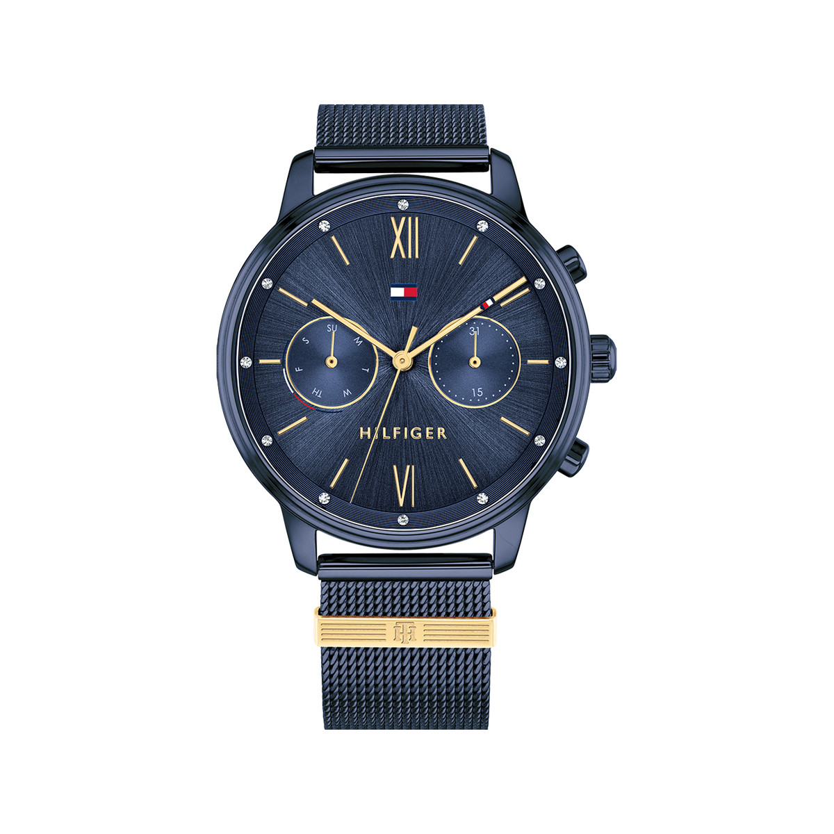 Montre Tommy Hilfiger femme acier bleu