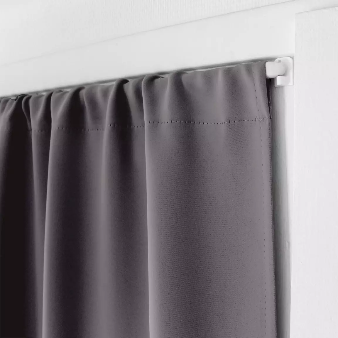 Rideau occultant passe-tringle (90 x 210 cm) Night Gris foncé