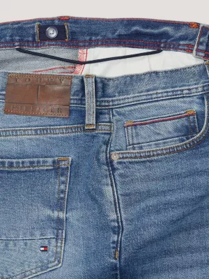 Calça jeans Adaptive Denton reta, lavagem média