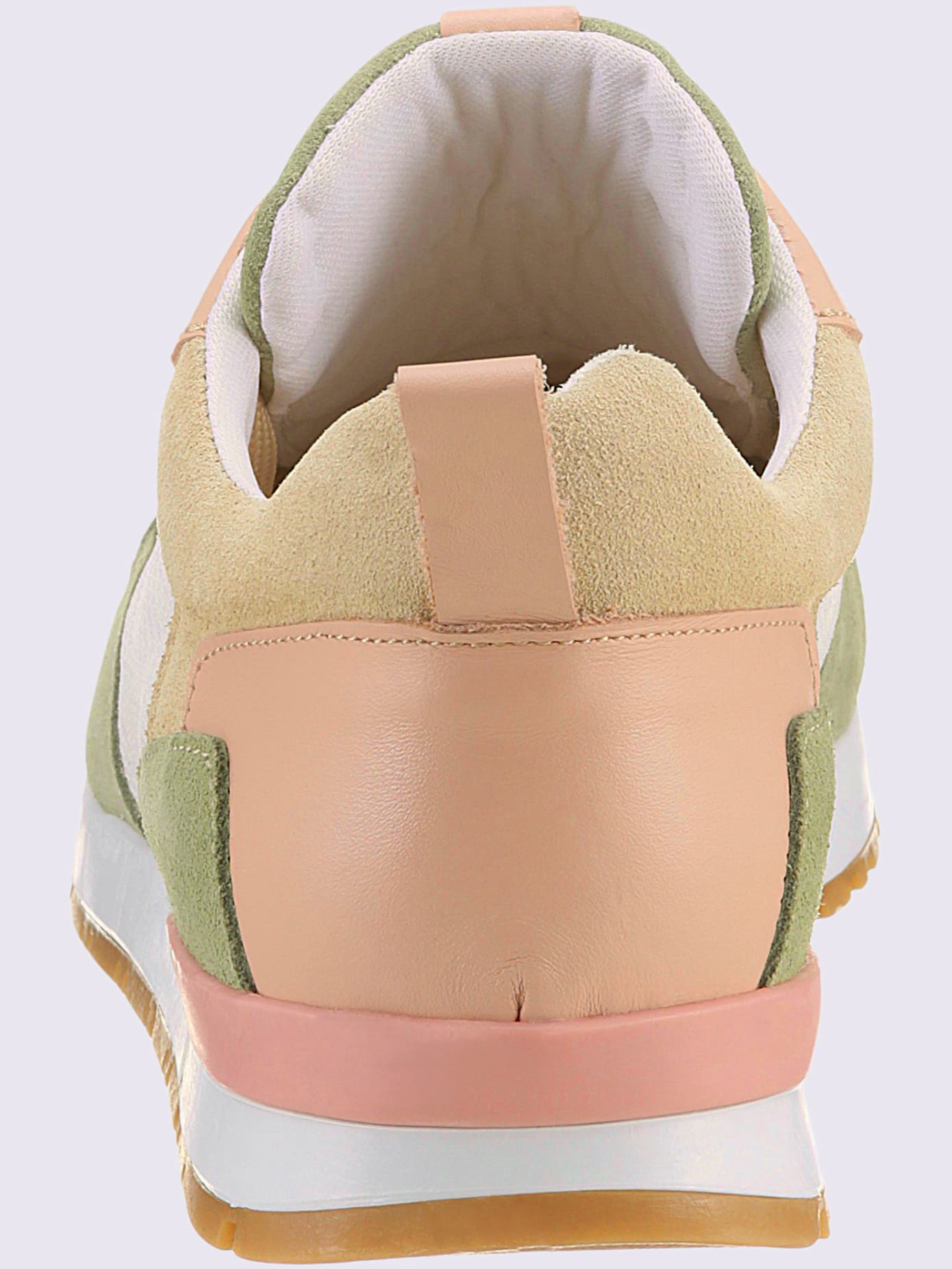 Baskets cuir de bœuf nappa et velours