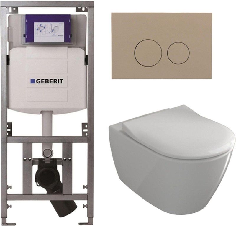 Villeroy & Boch - Subway 2.0 - Toiletset - Wit - Inbouwreservoir - Directflush