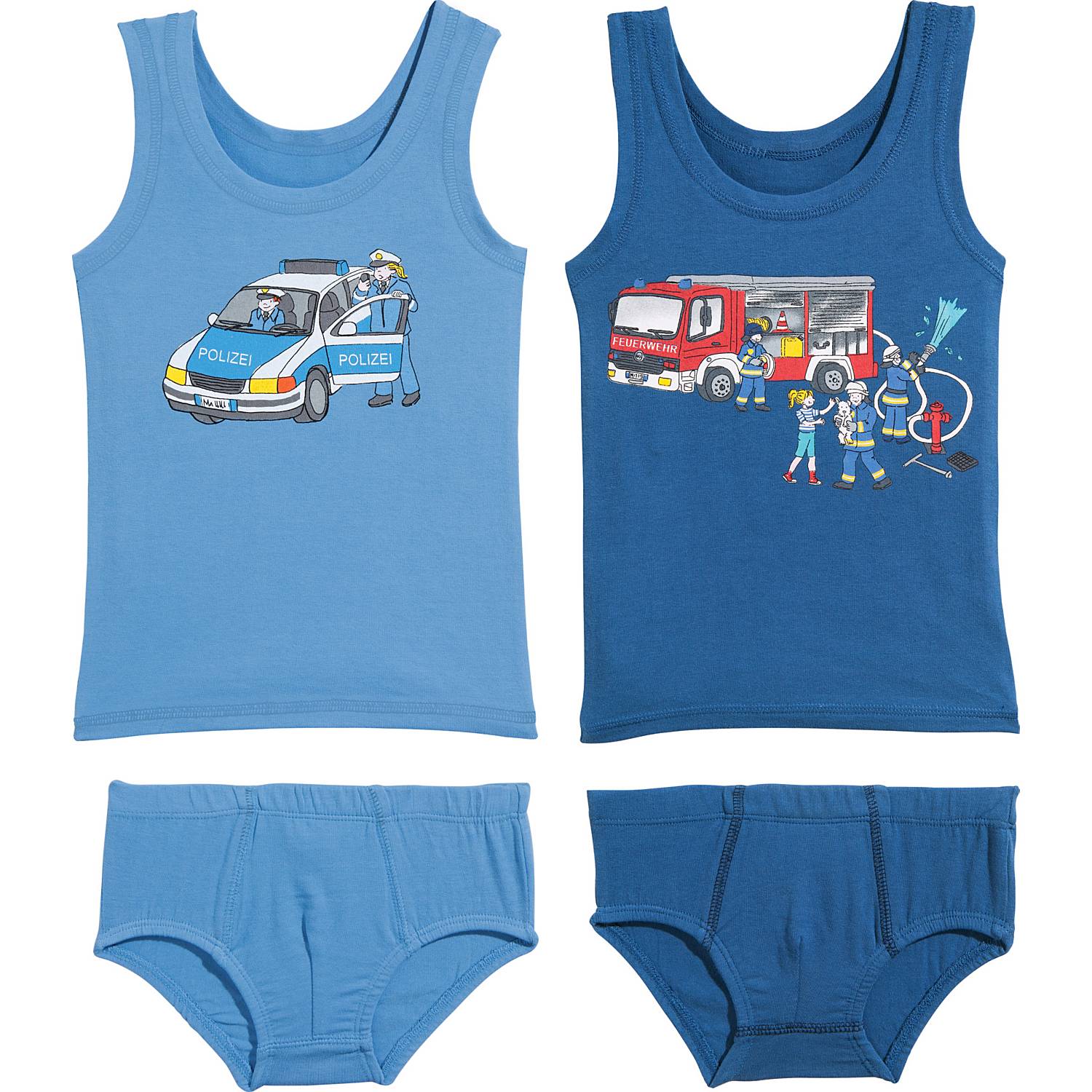 Erwin Müller Single-Jersey Jungen-Wäsche-Set 6-teilig