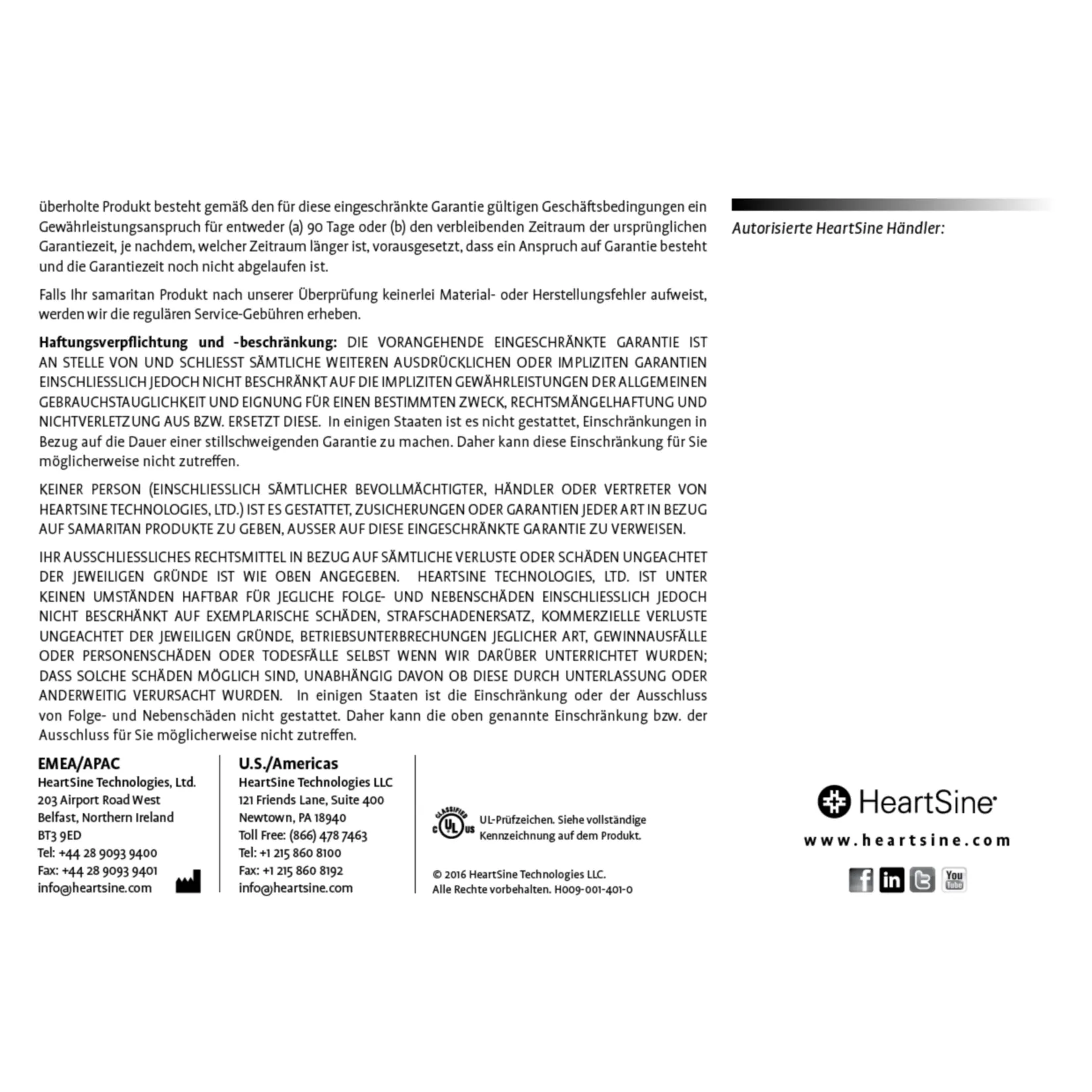 MedX5 HeartSine samaritan® PAD350P, AED-Set mit manueller Schockauslösung, IEC2019