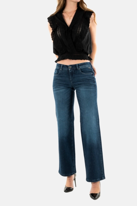 Pantalons freeman t. porter agatha plain linen 592 f2224 solva