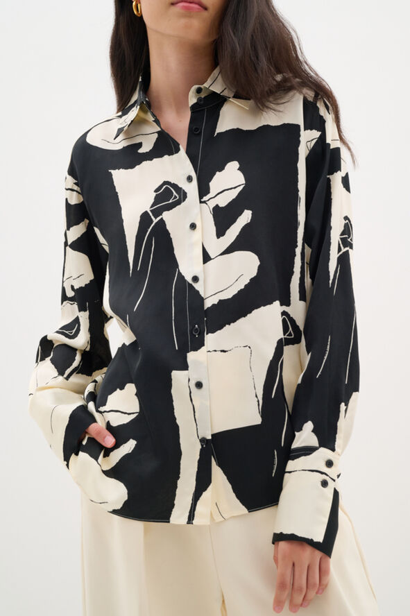 InWear PaulineIW Shirt Torn paper silhouettes