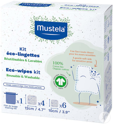 Mustela Mon 1er Kit Éco Lingettes 10 Pièces