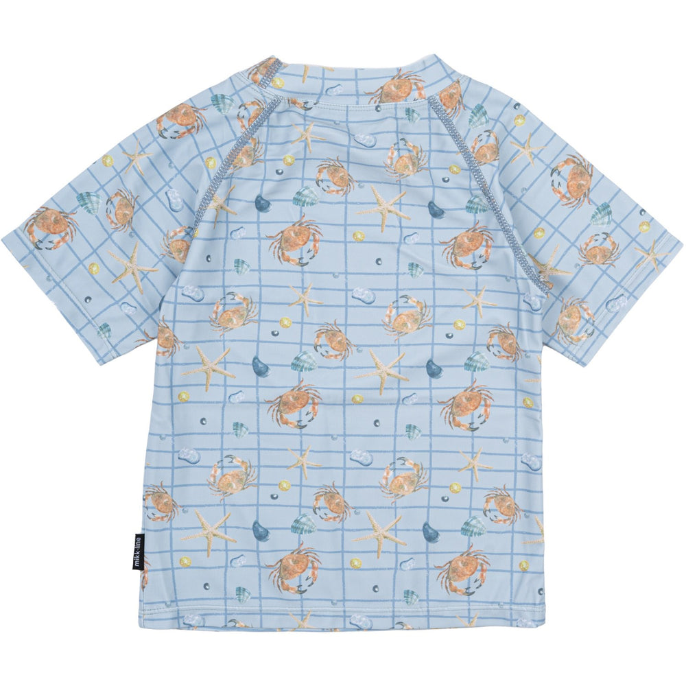 Køb Mikk-Line Faded Denim AOP UV Badetrøje Recycled