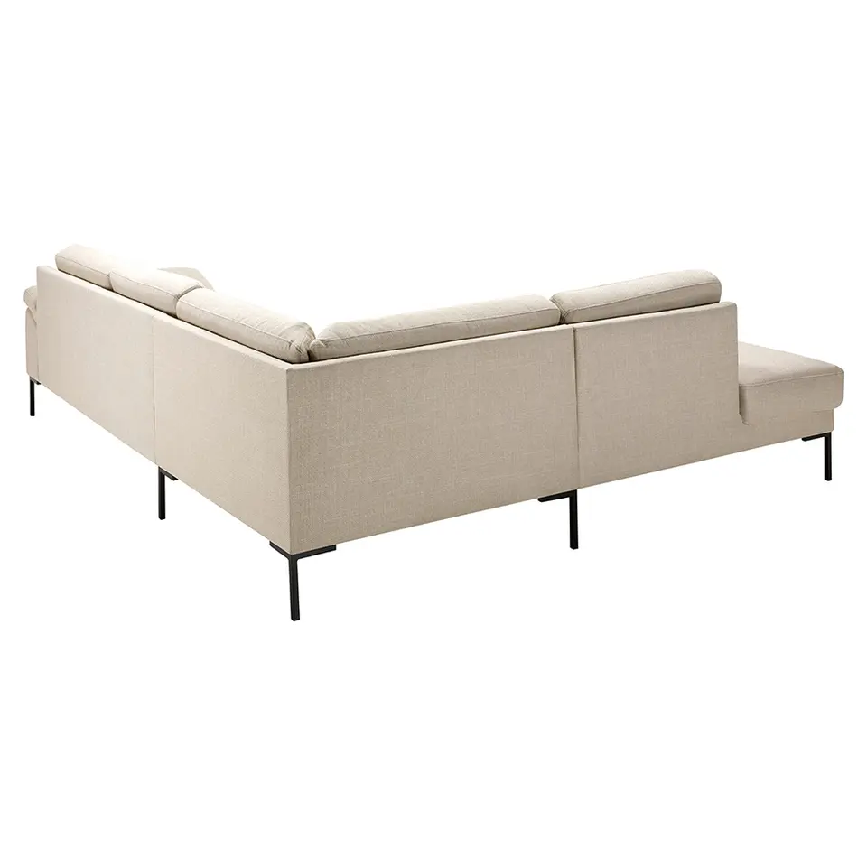 Hoekbank Tom links - Basel - beige