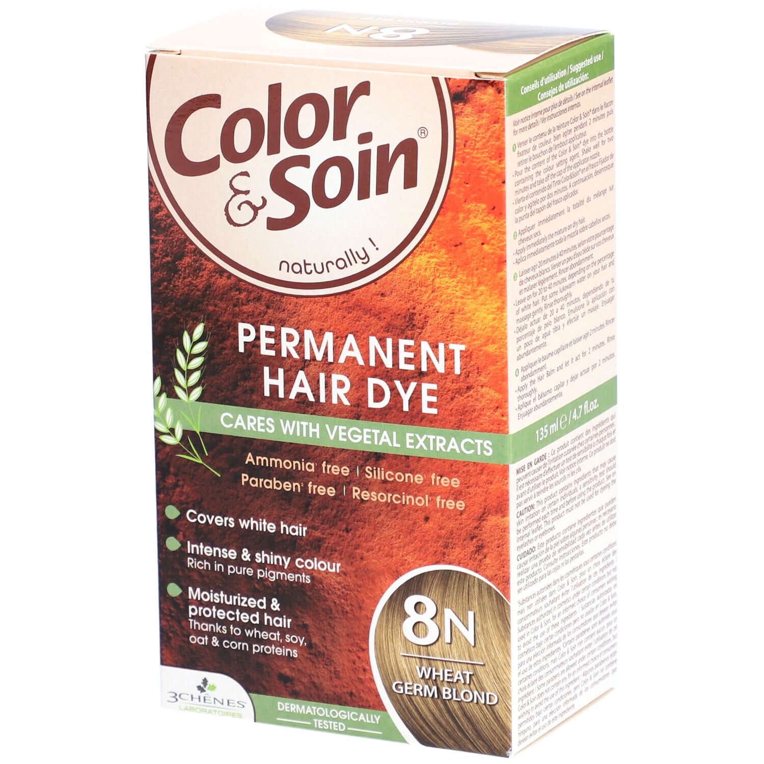 Les 3 Chênes Farbe & Pflege 8N blond
