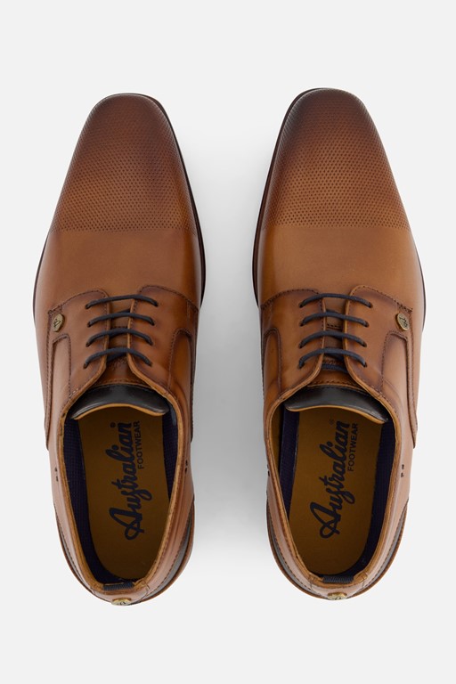 Australian Clayton Veterschoenen cognac Leer