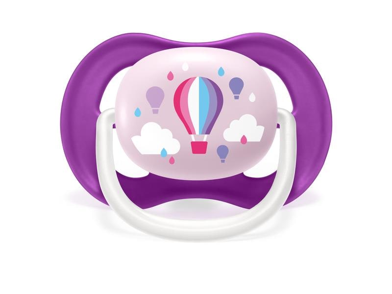 PHILIPS AVENT Nuggi Ultra Air Happy Papa & Balloon 6-18 Mt. Leichter und atmungsaktiver Schnuller