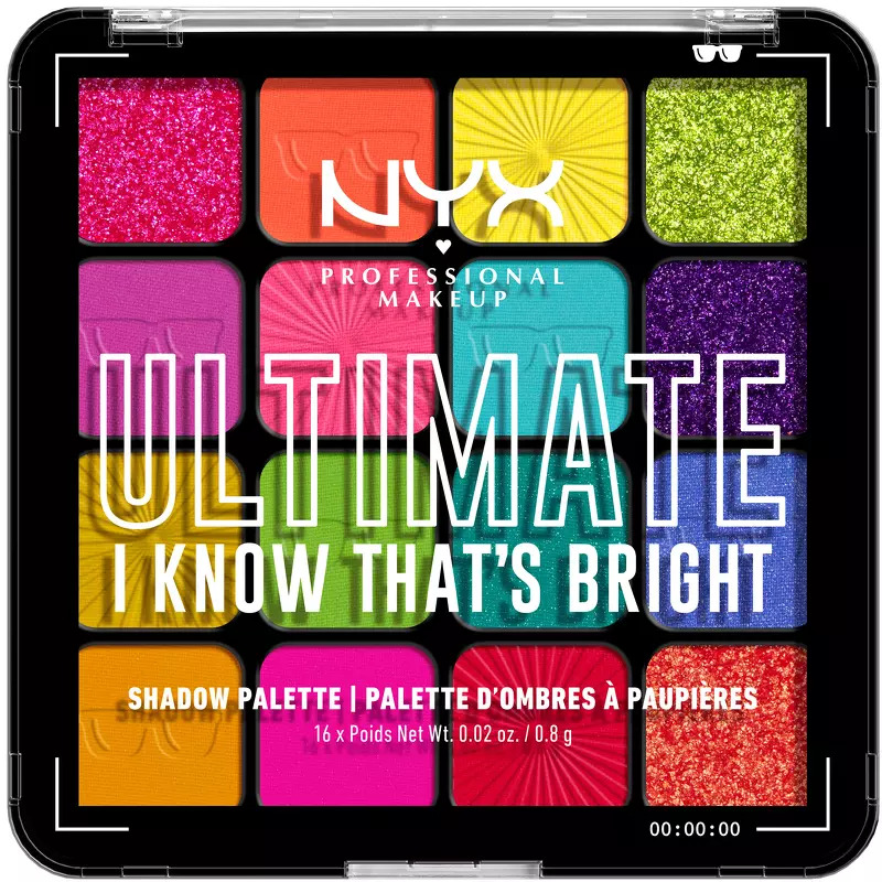 NYX Prof. Makeup Ultimate Shadow Palette 16 x 0,2 gr. - 04W I Know That's Bright