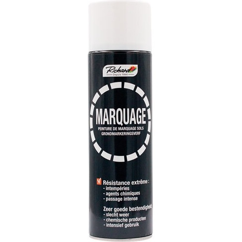 Bombe peinture Marquage Permanent 500 ml - Blanc