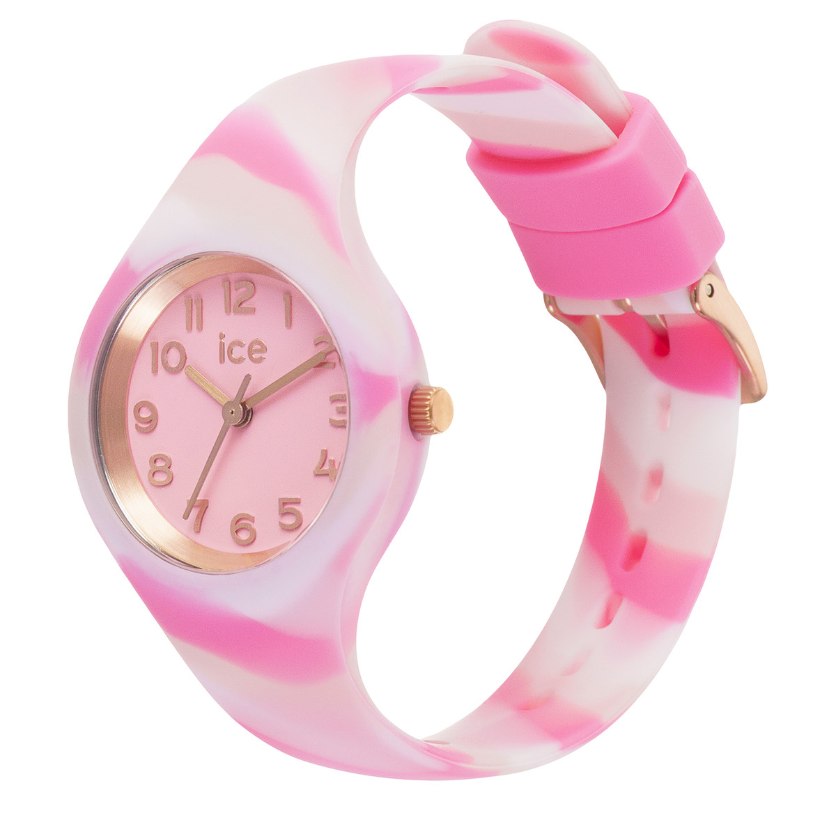 Montre ICE WATCH Ice Tie and Dye femme bracelet silicone rose