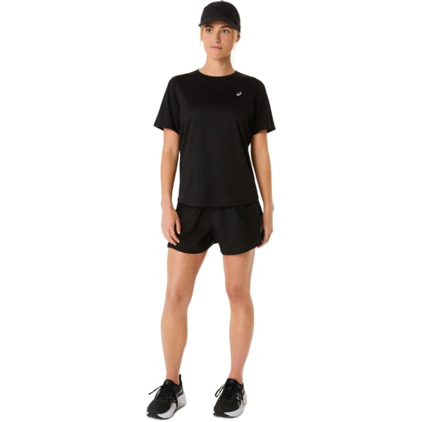 T-shirt running ASICS CORE SS TOP W BLACK