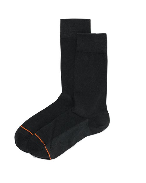 2 paires de chaussettes homme warm feet noir