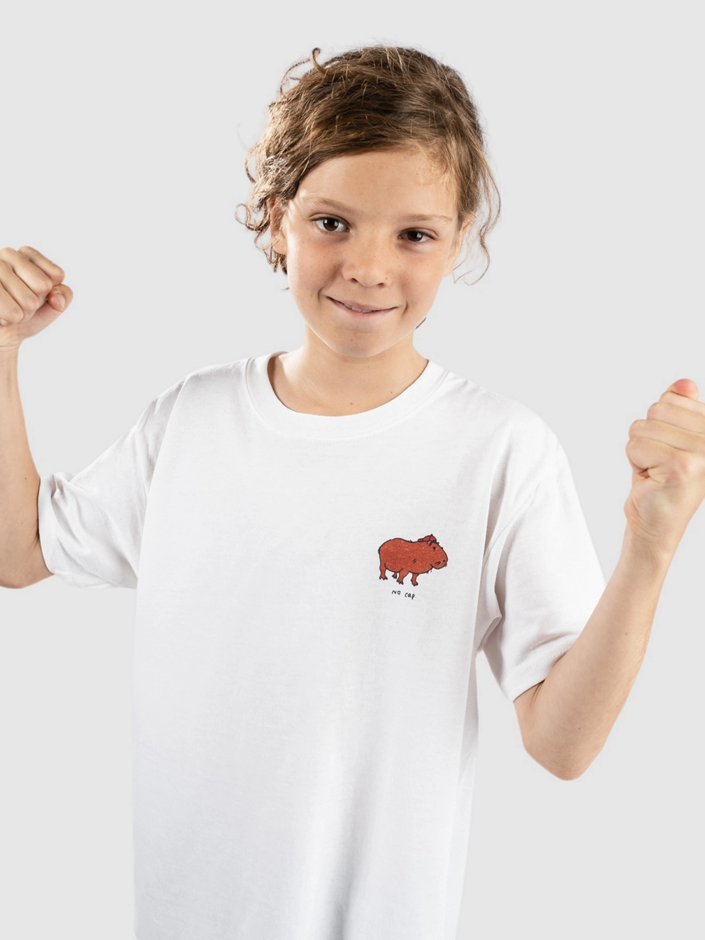 A.LAB No Cap Youth Kids T-Shirt white