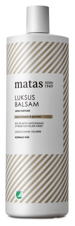 Matas Striber Luksus Balsam til Normalt Hår Uden Parfume 1000 ml