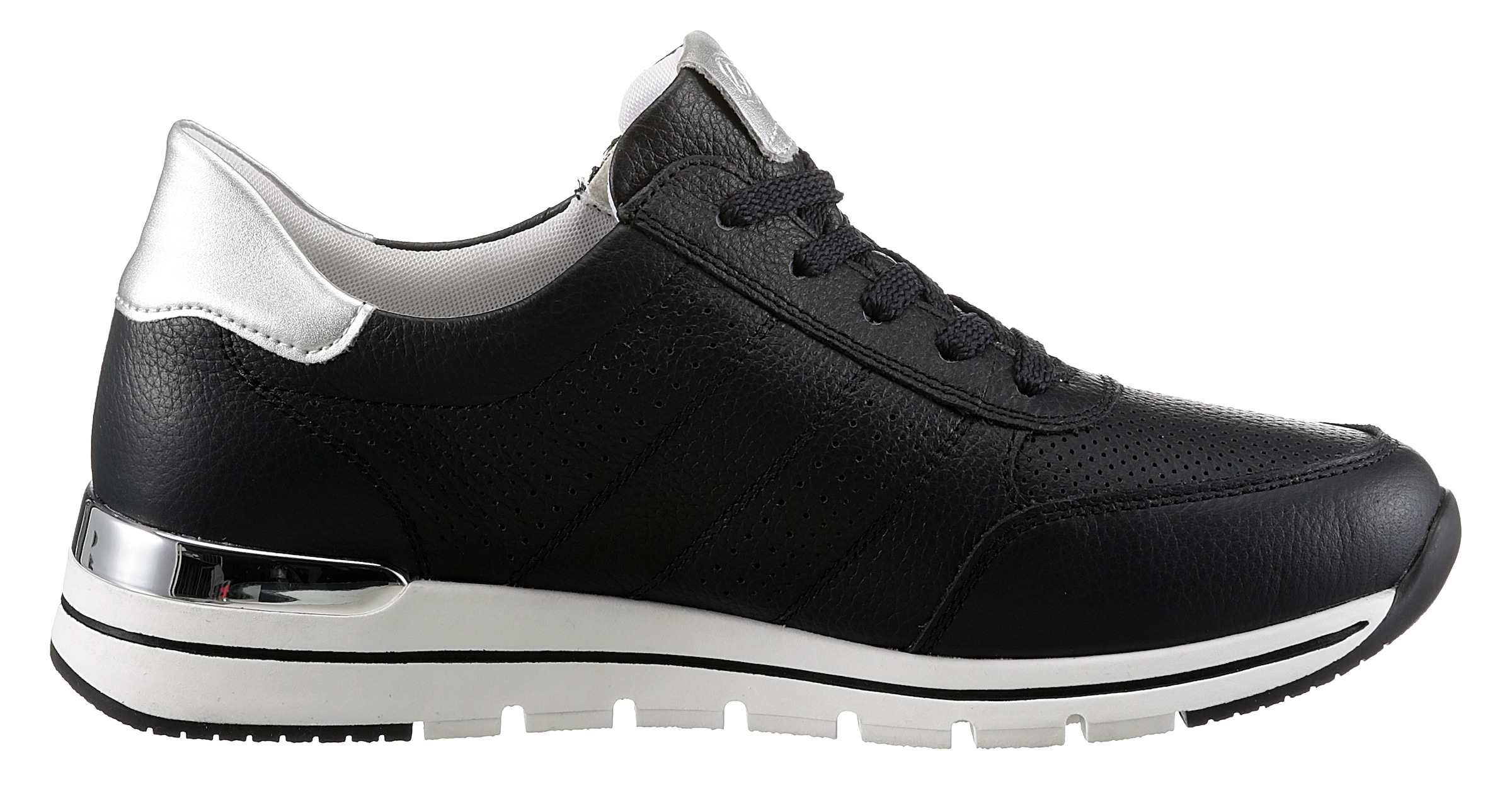 Remonte Keilsneaker  mit gepolstertem Fussbett, Freizeitschuh, Halbschuh, Schnürschuh