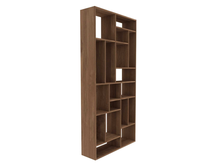 Ethnicraft M-rek stellingkast boekenkast large zwart eikenhout