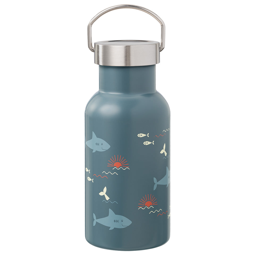 fresk rvs thermosfles met extra dop - shark - 350 ml